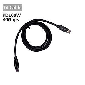 USB C Cáp điện tích nhanh USB4 Loại C Cáp 40Gbps Truyền dữ liệu USB4.0 Video Audio Cáp PD 100W/240W 8K Tương thích Thunderbolt 4 Màu