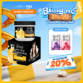 Kem Duỗi Tóc 1 Bước Collagen Lavox Online Shopping 150ml - Tóc Thẳng Bóng Mượt, Mùi Hương Dịu Nhẹ Lamimi Chính Hãng