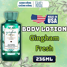 Body Mist Gingham Fresh 236ml - Bath and Body Work Gingham Fresh Chính Hãng
