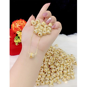 Dây chuyền nữ trái châu chạm  mạ 18k cao cấp E908