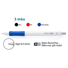 (Mua 2 Tặng 1) Marvy - Viết Gel Bấm Rqs5 Xanh