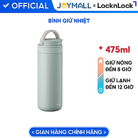 Mua Bình giữ nhiệt Lock&Lock 475ml Metro Two Way màu xanh mint LHC4274MIT  Hàng chính hãng  có quai xách  đế silicone chống trượt - JoyMall