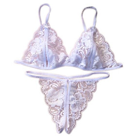 Sét áo ngực 2 dây & quần lót nữ thêu ren