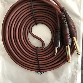 Mua Dây chuyển từ jack 3.5 ly sang 2 đầu 6 ly dài 3 mét