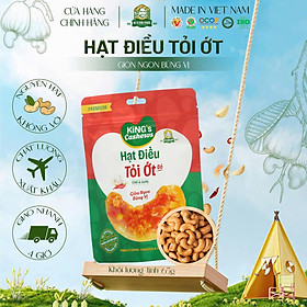 Hạt Điều Tỏi Ớt Bà Tư Bình Phước 65g – Cay Nồng Trọn Vị, Giòn Rụm Từng Hạt