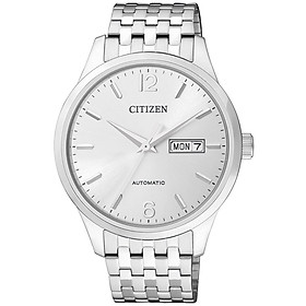 Đồng Hồ Nam Citizen Dây Thép Không Gỉ NH7500-53A - Mặt Trắng