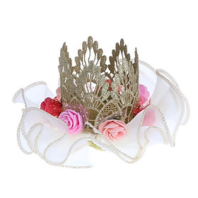 Lovely Baby Girl Rose Flower Crown Headband Birthday Party Fancy Dress