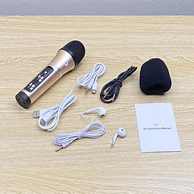 Mua Mic C25 live stream thu âm cao cấp đa năng giả giọng đầy đủ phụ kiện tai nghe