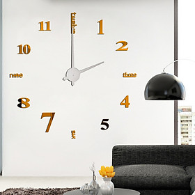 Mua Đồng Hồ Dán Tường 3D loại lớn (1mx1m kim giờ 31.5cm  kim phút 39cm) DHL92