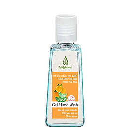 Gel rửa tay khô tinh dầu Cam và Nha Đam 60ml JULYHOUSE giúp sạch tay, kháng khuẩn, an toàn cho da, hương thương tinh dầu thư giãn