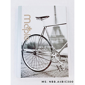 Sổ A4 Mc.ple 300 trang Bicycle - 3114 - Vở học sinh, sinh viên