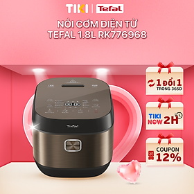 Mua Nồi cơm điện tử Tefal 1.8L - Lòng nồi siêu dày 4mm RK776968 - Thương hiệu Pháp - Hàng chính hãng