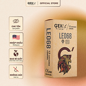 Bao cao su G EXlife Leo 68 - Hộp 12 cái