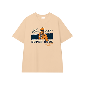 Áo T-Shirt TEEHAY công nhân xây dựng We are super cool thun tay lỡ Form rộng Unisex