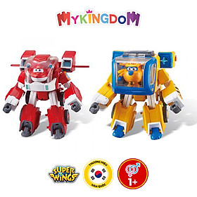 Đồ Chơi Mô Hình SUPERWINGS Robot Biến Hình Mới Kết Hợp Siêu Xe Cứu Hộ Jett