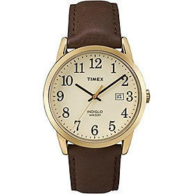 Timex Men's Easy Reader Leather Strap 38mm Watch