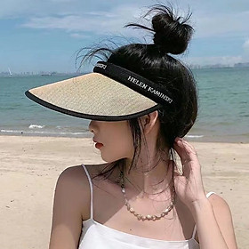 Mũ Cói Rộng Vành Chống Nắng Thời Trang Đi Biển Phong Cách Hàn Quốc