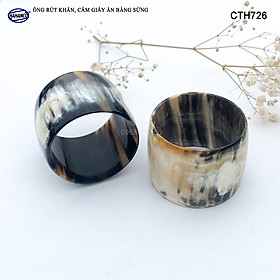 Mua Ống rút khăn ăn  cắm giấy ăn decor bằng sừng - theo phong cách phương tây - CTH726