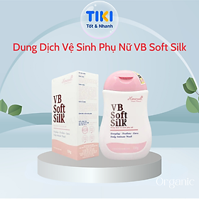 Dung Dịch Vệ Sinh Phụ Nữ & Nam VB Soft Silk Hanayuki Chính Hãng Cân Bằng Độ PH Phiên Bản Mới Màu Hồng 150g