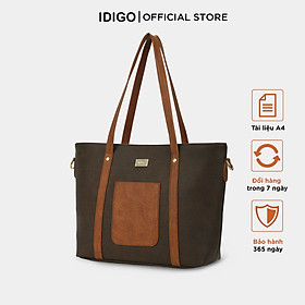 Túi đeo vai giáo viên đi dạy học, túi xách tay công sở nữ phom lớn chứa tài liệu A4 IDIGO FB2-5043