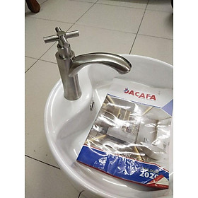Vòi rửa mặt lạnh inox sus 304 cao cấp như hình ảnh