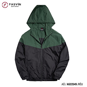 Áo gió thể thao nam Fasvin 2 lớp có mũ chất liệu cao cấp mềm mại co giãn AG22549.HN