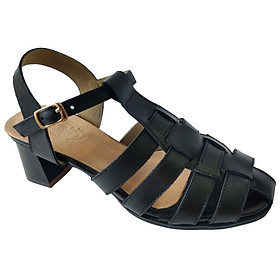 Giày Sandal BIGGBEN Da Bò Thật Cao 5 Phân SDCG114