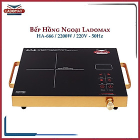 Mua Bếp hồng ngoại đơn không kén nồi  bếp điện hồng ngoại Ladomax HA-666 công suất 2200W- - Hàng chính hãng