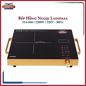 Mua Bếp hồng ngoại đơn không kén nồi  bếp điện hồng ngoại Ladomax HA-666 công suất 2200W - Hàng chính hãng