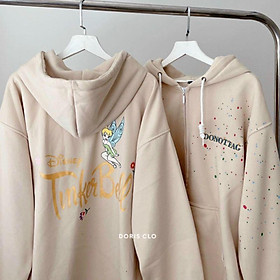 Áo khoác nỉ nữ ulzzang có nón form rộng chống nắng chống lạnh có zip thời trang, mẫu áo hoodie  thêu logo