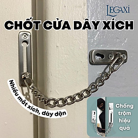 Mua Chốt cửa dây xích  gài cửa chống trộm  khóa gài chặn cửa inox nhà ở  chung cư  phòng ngủ Legaxi