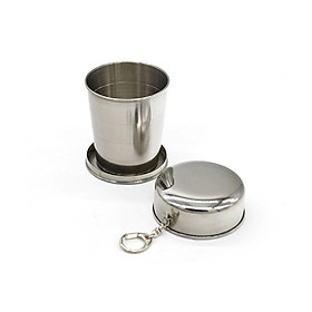 Cốc Inox 240ml Xếp Gọn Độc Đáo Tiện Dụng