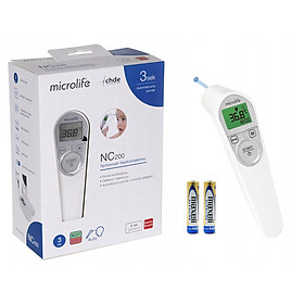 Nhiệt kế điện tử đo trán Microlife NC 200 model 2020 kèm hộp đựng tiện lợi