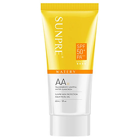 Kem Chống Nắng Không Màu Kiềm Dầu Mona Frema SUNPRE High Protection Aqua Light Facial Gel 60ml