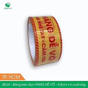 BK3A - Băng keo đục HÀNG DỄ VỠ - Băng dính NIÊM PHONG - 1 cuộn