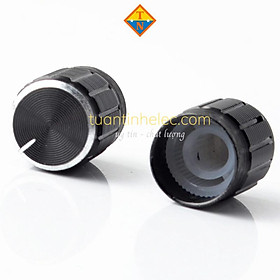 Mua Núm chiết áp âm thanh hợp kim nhôm 6mm 15*17mm # phụ tùng âm thanh