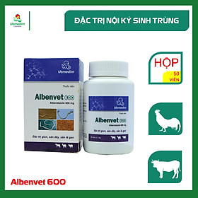 Albenvet 600-Trị nội ký sinh trùng như giun tròn dạ dày-ruột, giun phổi