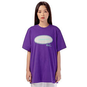 Áo Thun 5THEWAY Tay Ngắn Tím aka 5THEWAY /oval/ SQUARE TEE in PURPLE