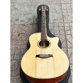 Mua Combo Đàn guitar HD-11SV (bao da cao cấp 3 lớp capo phím gẩy dán chống trầy )