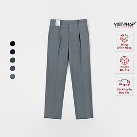 Quần Tây Nam VIỆT PHÁP Form Classic Có Ly Chất liệu Cao Cấp Chống Nhăn, Độ Bền Cao 20047