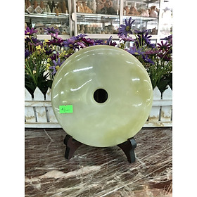 Mua Đồng điếu phong thủy đá ngọc Onyx xanh nhạt