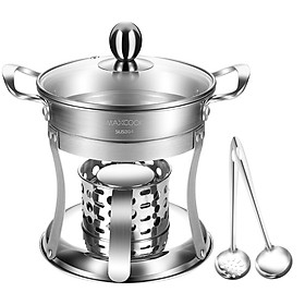 Bộ Nồi Lẩu Inox Bếp Cồn Maxcook MCT762