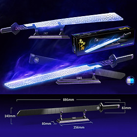 Đồ Chơi Lắp Ráp Mô Hình Thanh Kiếm Dạ Quang Phát Sáng Magic Knife Thousand Blades No.720 Với 836 Mảnh Ghép