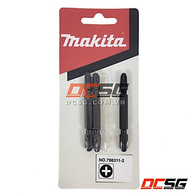 Mũi vít bake 2 đầu PH3x65mm Makita 798311-2 (01 mũi) | DCSG