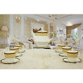 Mua Bộ trà sứ Nhật NORITAKE Braidwood 4341 - Hàng chính hãng