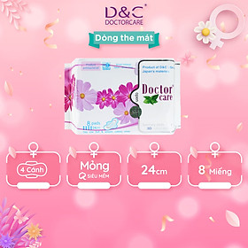 Hình ảnh Băng vệ sinh thảo dược Doctor Care ban ngày 24cm the mát tự tin cả ngày dài