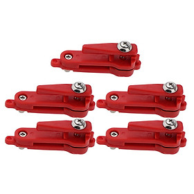 5pcs Padded Heavy Tension Snap Release Clip for Weight, Planer Board, Kite