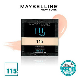 Kem nền Maybelline Fit Me dạng sachet 1.5ml 115 Ivory