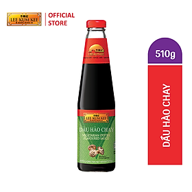 Dầu hào Lee Kum Kee Vegeterian Oyster Flavoured Sauce (510g/chai) loại thuần chay