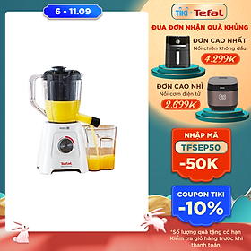 Máy xay ép trái cây đa năng Tefal BL42Q166 2 trong 1 1.25L (Trắng)
